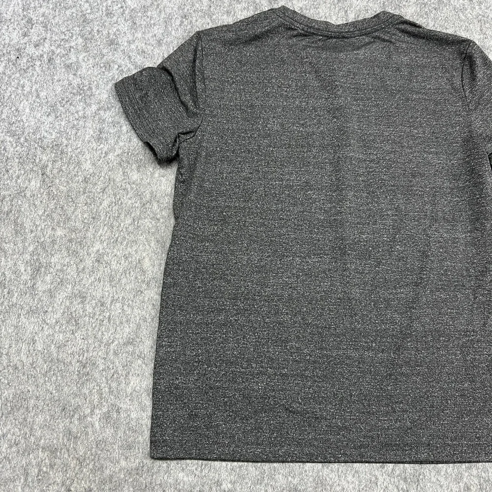 01.‎ ALGO Shirt Boys 8-10 Gray Short Sleeve Crewneck Stretch Athletic Youth